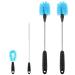 Water Bottle Brush Set Long Handle Water Bottle Cleaning Brush 360 Cleanable Water Bottle Brush Enduring Water Bottle Scrubbing Brush for Narrow Neck Bottles Sport Bottles