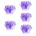 Healeved 5 Pairs Hand Wax Set Foot Wax Set Pebble Slippers Foot Wrapping Cover Mitts Covers Wax Warmer Cover Hand Foot Care Tools Nail Art Gel Paraffin Bags DIY Wax Cover Gloves Whitening