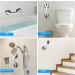 Shower Handle 2 Pack 12 inch Grab Bars for Bathroom Shower Handle with Strong Hold Suction Cup Grip Grab in Bathroom Bath Handle Grab Bars for Bathroom Safety Grab Bar Black 2 Pack Black - Buy Online on GoSupps.com