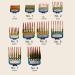 Geynutaly 10PCS Professional Hair Clipper Metal Clip Guides Limit Combs Guards for Clippers - Buy Online on GoSupps.com