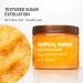 Mango Scent Body Scrub with Sugar and Shea Textured Exfoliating Body Care Cream for Routine Skin Use Wide Jar Format 18 oz - Buy Online on GoSupps.com