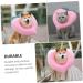 Ipetboom 1pc Pink Cat Headgear Recovery Pet Anti-Lick Lovely Anti-Licking Juicy Peach Neck Dog L Pink - Buy Online on GoSupps.com