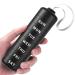 Zoksi Travel Pill Organizer Daily Supplement Organizer Holder with Lanyard Portable Vitamin Case with 7 Detachable Large Compartment Weekly Pill Box 7 Day for Outside Office Home (Black)