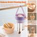 3-in-1 Makeup Brush Cleaning Mat & Silicone Cleaner - Multifunctional Drying Basket with Handle - Professional Makeup Brush Cleaner (150ml) - Yellow - Buy Online on GoSupps.com