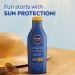 Nivea Sun Moisturising Lotion SPF 30 - 125ml | Hydrating Sunscreen for All Skin Types | Free International Shipping - Buy Online on GoSupps.com