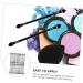 Outanaya 30pcs Double Ended Eyeshadow Brush Makeup Tool Beauty Eyeshadow Brush Sponge Black Artificial Fiber - Buy Online on GoSupps.com