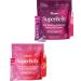 Blume SuperBelly Gut Health and On-The-Go Hydration Packets GLP-1 Friendly Sugar-Free with Prebiotics Probiotics Apple Cider Vinegar Vitamin C and Electrolytes Strawberry Hibiscus & A ai Pomeg