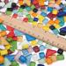 Youway Style 1000g Glass Mosaic Tiles - Bulk Colorful Irregular Pieces for DIY Crafts - 1kg Mosaic Handmade Decor - 14 Mixed Colors - Buy Online on GoSupps.com