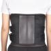 Lordosis support belts with removable upholstery lower backrest orthopedic waist support in herniated disc unisex lumbar decompression belts to relieve pain (color: black si m black