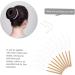Baluue 12 Pcs Wooden Handle Wig Crochet Hair Extension Tool Pulling Hooks for Sewing Stainless Steel Khaki - Buy Online on GoSupps.com
