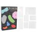 Pissente Face Mask Reusable DIY Face Mask Tool for Hand Chest and Lip Masks ABS Material Transparent Color Standard