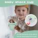 Ourobot 3 in 1 Silicone Baby Sippy Cups - Toddler Snack Cup with Handles | Multipurpose Training Cup for Babies - Buy Online on GoSupps.com