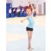 Girls' Sparkle Gymnastics Shorts - Ages 2-14 | Aosva Athletic Dancewear - Black - Buy Online on GoSupps.com