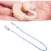 Transparent Hearing Aid Lanyard & Sound Aid Protector Clip - Anti-Lost Rope for Sound Amplifiers | Secure Fastening with Blue HDO Leash - Buy Online on GoSupps.com