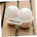 Abaodam 2pcs Portable Egg Box Fridge Containers Hiking Egg Case Egg Carriers Camping Anti-Fall Storage Box - Buy Online on GoSupps.com
