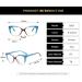 SERONI TR90 Cat Eye Blue Light Blocking Glasses for Men & Women | UV Protection Computer Reading Glasses - Black-Leopard 53mm - Buy Online on GoSupps.com