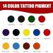  DLDN01 Colored ink tattoo 14 colors super bright colored ink ink for colorful patterned tattoos (30 ml) - Buy Online on GoSupps.com