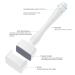 Microneedle Derma Stamp & Roller | Adjustable Microneedle Scooter | Anti-Aging & Wrinkle Reduction for Face & Body Care - Buy Online on GoSupps.com