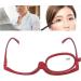 Shop Fashionable Magnifying Makeup Glasses for Women - Rotatable Red Design (+2.50 Magnification) | International Shipping Available - Buy Online on GoSupps.com