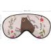 Light-Blocking Sleep Mask - Cute Bear & Bunny Eye Masks for Women | Comfortable & Soft Blindfold Eye Cover with Adjustable Strap for Men | Flower Design - Color 3 - Buy Online on GoSupps.com