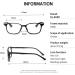 Photochromic Progressive Sunglasses for Men & Women - TR90 Multi-Focal Reading Glasses Clear on Top Black 1.5x - Buy Online on GoSupps.com