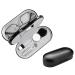 Chenivesses two-layer glasses case 2-in-1 contact lens case and glasses case sunglasses box with mirror ultra-light storage box with tweezers and contact lenses solution bottle