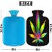 Shop Colorful 2L Hot Water Bottle with Fluffy Cover | Cozy Relief for Pain in Back Neck & Shoulders - Buy Online on GoSupps.com