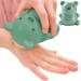 Eventerde Nail Cleaning Brush Bear Nail Brush Adorable Bear Scrubber with Soft Stiff Bristles - Easy to Grip Nail Brush with Gentle Bristles for Cleaning Men's Fingernails Green