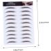 Beavorty 10 Pcs Eyebrow Stickers Hair Eyebrows Stickers Eyebrows Grooming Sticker Eyebrow Grooming Stickers Lady Tools Stickers Blush Makeup Eyebrow Stickers Trimming - Buy Online on GoSupps.com