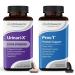 LifeSeasons Urinari-X Extra Strength + Pros-T Bundle Urinary Tract & Prostate Health Fast UTI Relief Bladder Comfort Supports Normal Urinary Flow 90 Capsules & 60 Softgels
