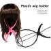 Zhouba Wig Stand | Removable & Foldable Wig Storage Holder | Creative PP Folding Tool for Wigs & Hat Display - Stable Black Design - Buy Online on GoSupps.com