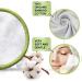 Reusable Bamboo Cotton Makeup Remover Pads Deep Cleansing Washable Rounds for Eyes Face Lips with Laundry Bag Storage Box (b) - Buy Online on GoSupps.com