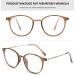 Buy Lanomi Multifocal Reading Glasses with Blue Light Filter | UV400 Protection | Round Design | 3.0 Diopters for Men & Women - Buy Online on GoSupps.com