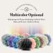 Exfoliating Bath Loofah Sponge 4 Pack - Shower Poufs for Men & Women (Black) - Buy Online on GoSupps.com