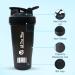 Large 28 oz BPA-Free Protein Shaker Bottle - Durable, Leak-Proof, Hand-Safe Design - Buy Online on GoSupps.com