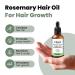 Buy Rosemary Organic Castor Oil & Hair Strengthening Oil for All Hair Types - Promotes Hair Growth | 30ml - Buy Online on GoSupps.com