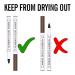 KIMUSE Waterproof Eyebrow Pen & Pencil | Long Lasting Microblading | Smudge-proof Dark Brown Makeup - Buy Online on GoSupps.com