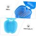 Gleavi 3 Series Box Press Container for Dentures | Dental Prostheses Storage | Blue 10x9x7cm - Buy Online on GoSupps.com