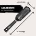Parsa Beauty Trend Line Long Narrow Hairbrush (Black) - All-Round Daily Styling Brush with Plastic Pins - Tangle-Free Hair Brush - Buy Online on GoSupps.com
