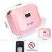 Lavinda 56W Cordless UV LED Nail Lamp | Rechargeable Gel Polish Dryer | Professional Pink Wireless Nail Light - Buy Online on GoSupps.com