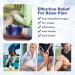 NEWGO Reusable Gel Knee Ice Pack for Surgery Recovery - Cold Compression Wrap for Pain Relief, Swelling, Bruises - Buy Online on GoSupps.com