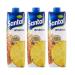 Italian Gourmet E.R. Parmalat Santal I Classici Fruit Juice Set of 3 fruit juices 100% natural origin Tetrapack 1000 ml
