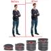 NEUTRY Breathable 4-Layer Height Increasing Elevator Shoe Insole with Air Cushion - 3.54 inch Lift - Buy Online on GoSupps.com