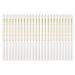 Lurrose 24PCs Wachs Strass Picker Beauty Self-adhesive Bleisel Pencil Art Gemstone Crystal Pick-Up Tools Nail Art Tool delivers female for women