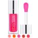 Plumping Lip Glow Oil Hydrating Tinted Lip Oil Gloss Transparent Toot Lip Oil Long Lasting Lip Balm Moisturizing Glow Oil Fresh Texture Glitter Shine Primer Lip Tint Lip Care Product (015 Cherry) #015 Cherry