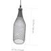 Artibetter Restaurant Iron Fixture Hanging Living Chandelier Industrial Metal Ceiling Light Room Pendant Lamp Black 33x14cm - Buy Online on GoSupps.com