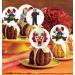24 x Pre-Cut Halloween Mix 13 Edible Stand up Wafer/Rice Paper Cupcake Toppers Birthday Scary Party Cake Decorations Creepy Clowns - Buy Online on GoSupps.com