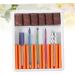 POPETPOP 1 Set Nail Drill Bits for Acrylic Electric Nail File Drill Bits Cuticle Drill Bit Nail Polish Tools Drill Bits for Nails Pedicure Bits Electrical Tools Tungsten Steel Grinding Head 6.5x5.5cm Orange - Buy Online on GoSupps.com