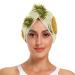 Pineapples Hair Towel 2 Pack Super Absorbent Hair Drying Towel Quick Dry Hair Turbans Head Towel with Button Twisty Wrap for Women Girls