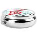 Colored Music Mini Round Pill Box | 3 Compartment Travel Organizer | Portable Medicine Case for Home & Office - Buy Online on GoSupps.com